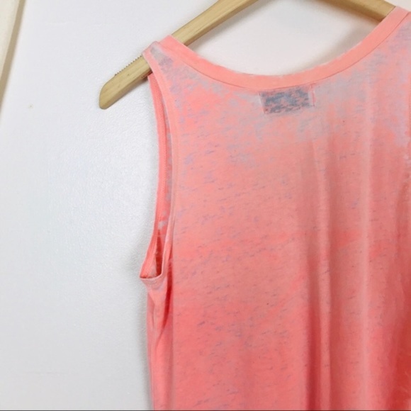 Soulcycle East Pink V Neck Burnout Graphic Tank - Picture 8 of 8